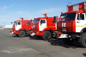 В аэропорту Абакан прошли пожарно-технические учения